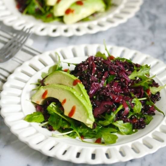 Asian Braised Red Cabbage