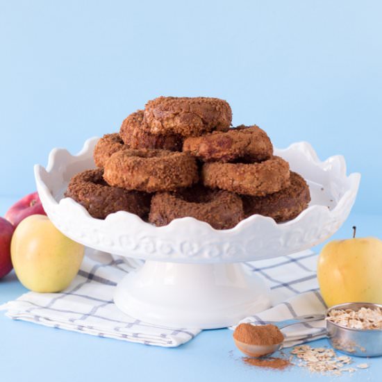 Apple Cinnamon Sugar Donuts