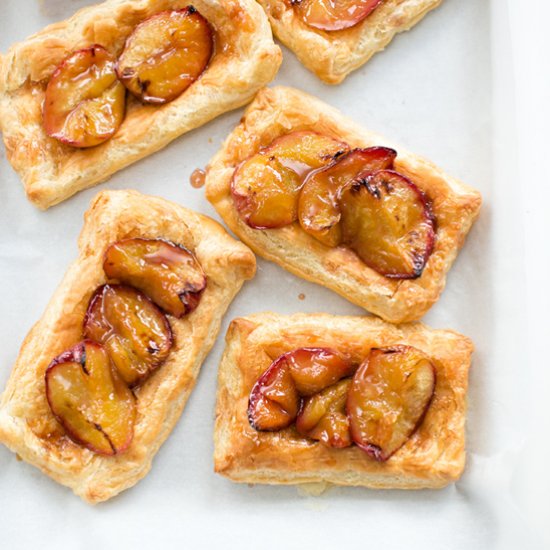 Roasted Peach Tarts