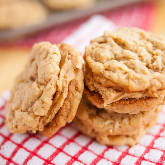 Peanut Butter Cream Sandwich Cookie