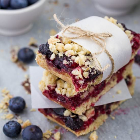 Blueberry Crumble Bars