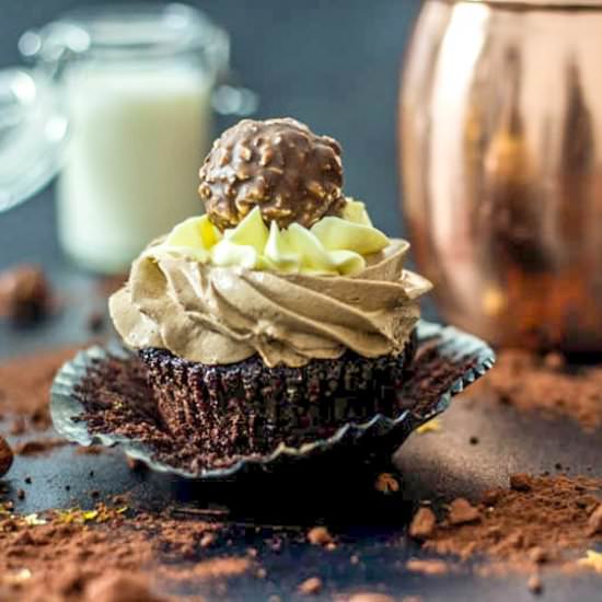 Ferrero Rocher Cupcake