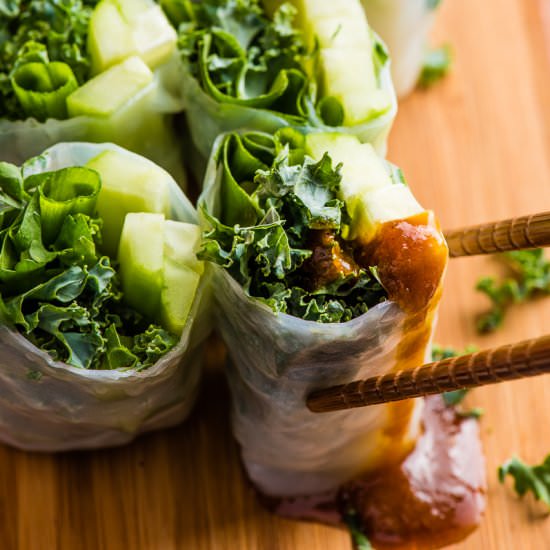 Summer Kale Rolls