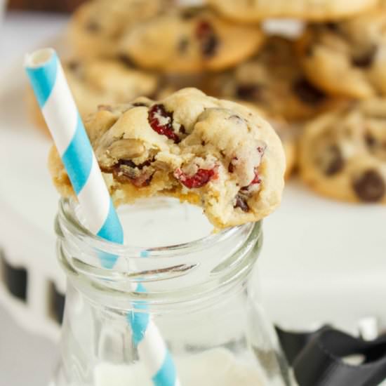 Granola Bar Chocolate Chip Cookies