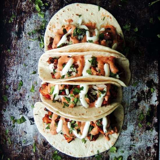 Spicy Chicken Tacos