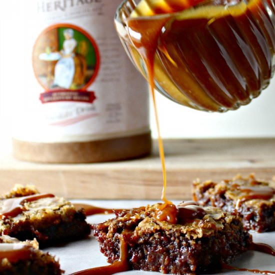 Gluten Free Salted Caramel Brownies