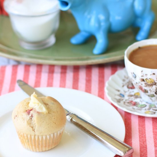 Strawberry Mint Muffins