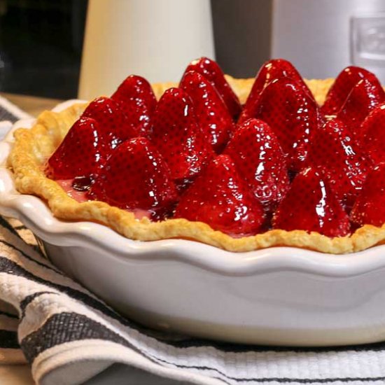 Deep Dish Strawberry Rhubarb Pie