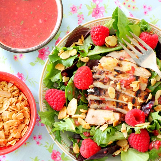 Raspberry Grilled Chicken Salad