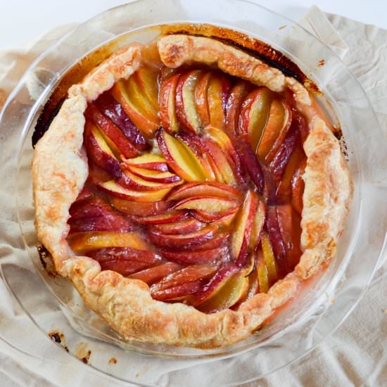 Peach Tarte Tatin