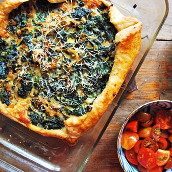 Kale pie