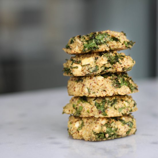 Quinoa & Kale Veggie Burgers