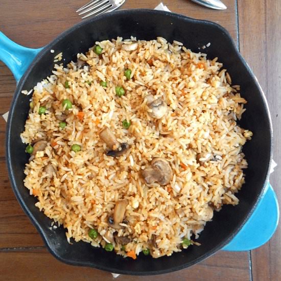 Mushroom Fried Rice