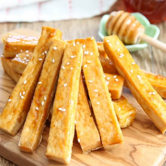 Honey Garlic Tofu Fries