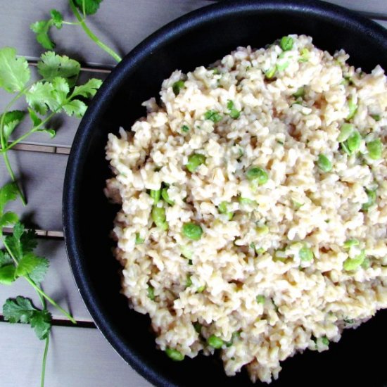 Edamame brown rice