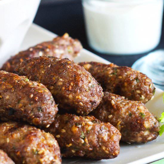 Dukkah-Spiced Lamb Koftas