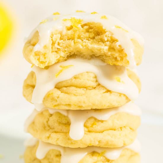 Soft Lemon Cream Cheese Cookies