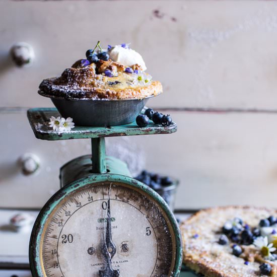 Sweet Blueberry Buttermilk Pies