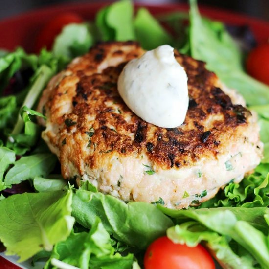 Lemon Herb Salmon Patties