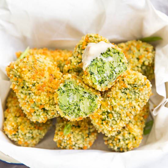 Quinoa Broccoli & Cheese Tots