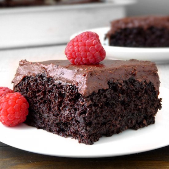 Obscene Fudgy Chocolate Cake