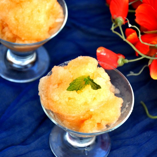 Cantaloupe Sorbet