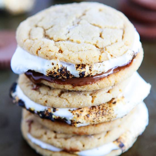 Peanut Butter Cookie S’mores