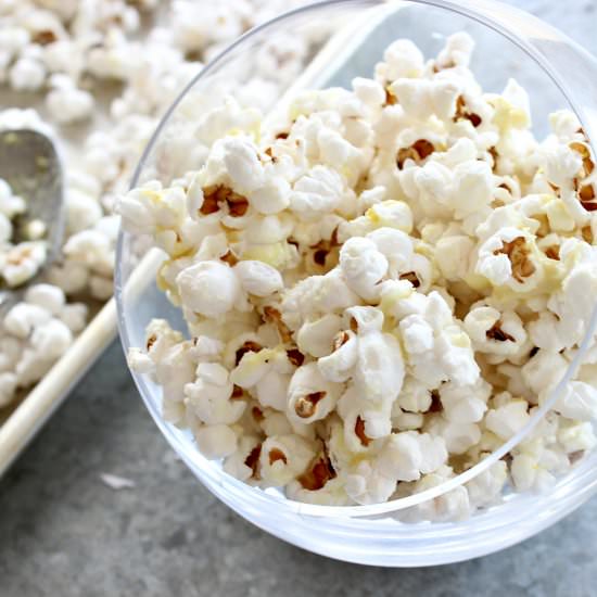 White Chocolate and Lemon Popcorn