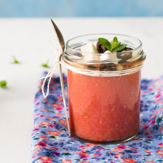 Gazpacho with Watermelon