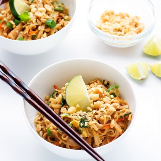 Easy Chicken Pad Thai