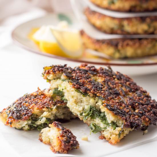 Kale & Quinoa Cakes