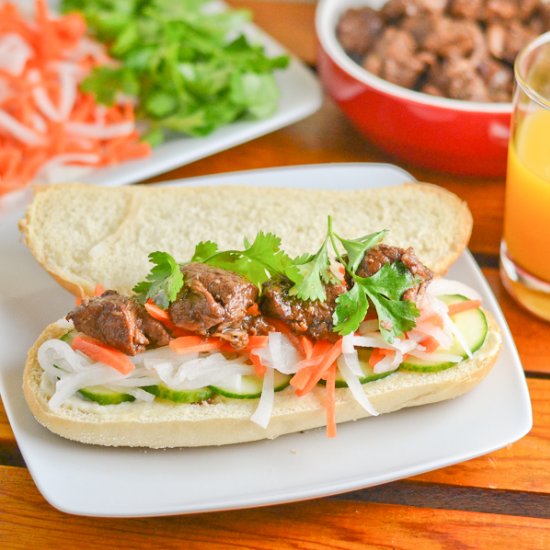 Pork Adobo Bahn Mi