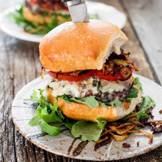 Blue Cheese Burgers