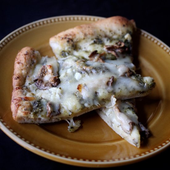 Oyster Mushroom Pizza