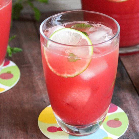 Watermelon & Mint Aguas Frescas