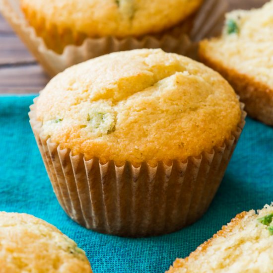 Jalapeno Cornbread Muffins