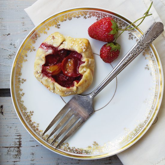 Strawberry Tomato Two-Bite Galettes