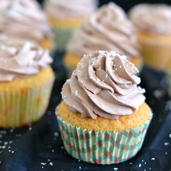 Coconut and Chocolate Cupcake