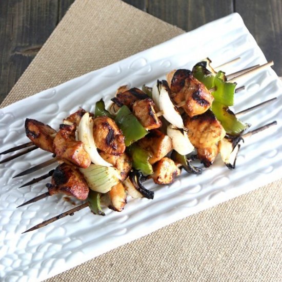 Sweet and Spicy Chicken Kabobs