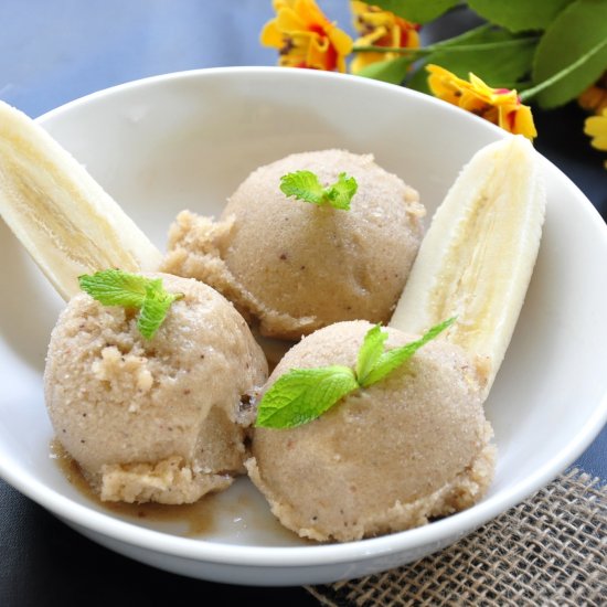 Banana Brown Sugar Sorbet