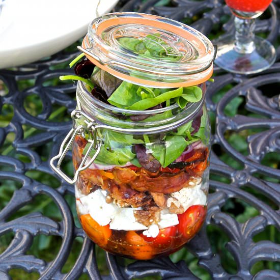 Layered Salad Jar