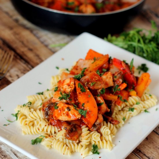 Spicy Italian Chicken Pasta