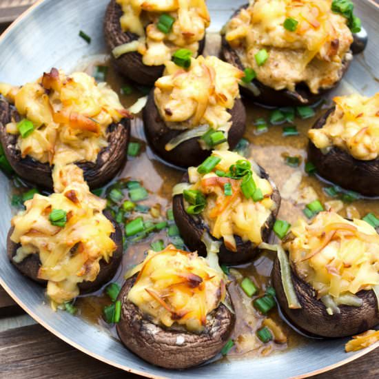 Lobster Stuffed Mushrooms