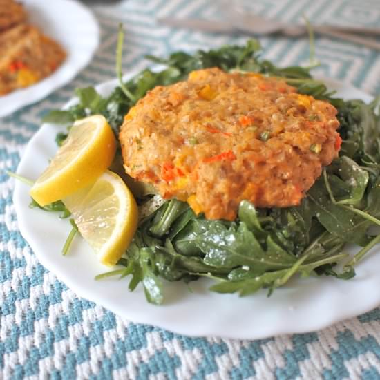 Baked Salmon Burgers