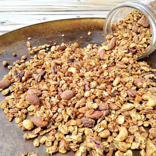 Nutty Peanut Butter Granola