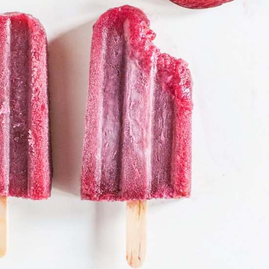 Plum and Wine Popsicles