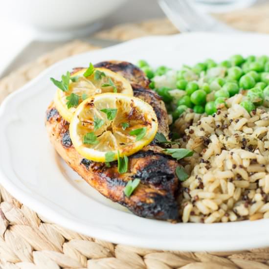 Grilled Lemon Tarragon Chicken