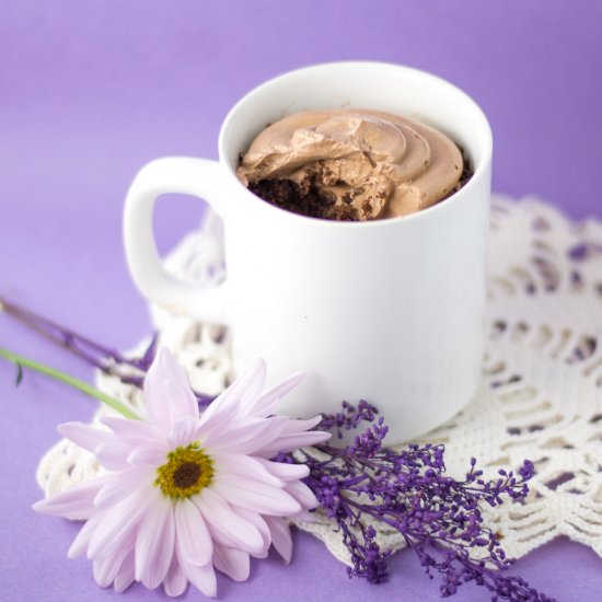 Peanut Butter Chocolate Mug Cake