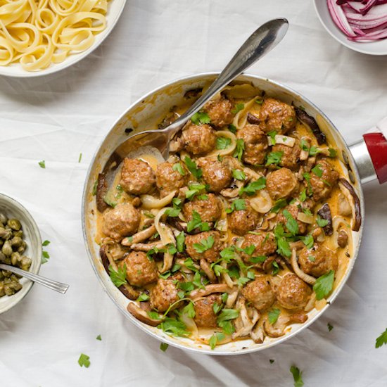 Swedish Meatball Stroganoff