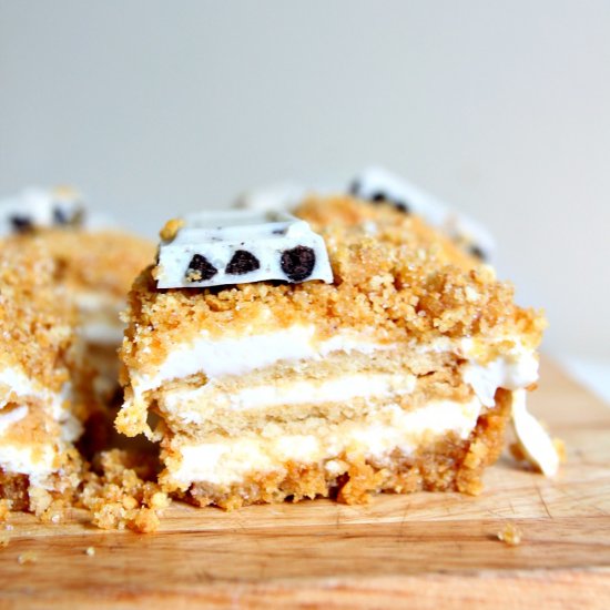 Graham Cracker Cheesecake Oreo Bars